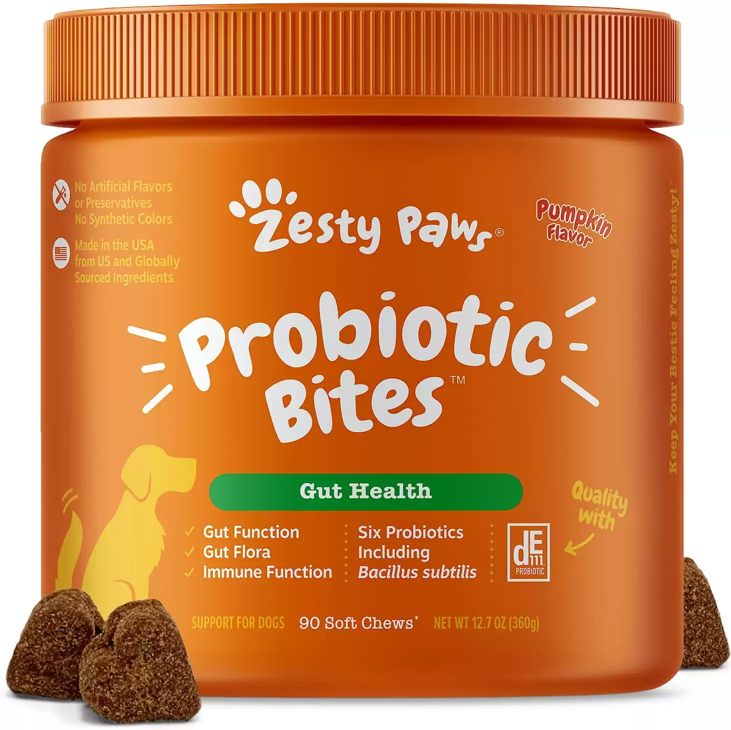 Zesty Paws Probiotic Bites Digestive Supplement