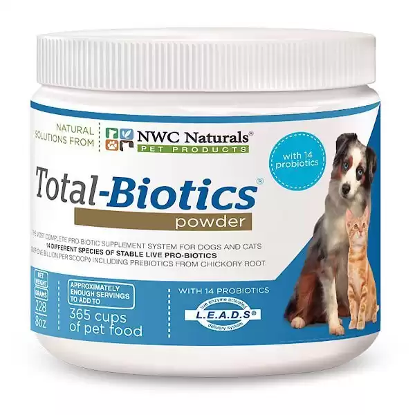 NWC Naturals Total-Biotics Probiotic Dog & Cat Powder Supplement