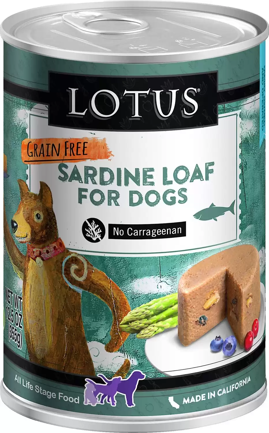 Lotus Sardine Loaf Grain-Free Canned Dog Food