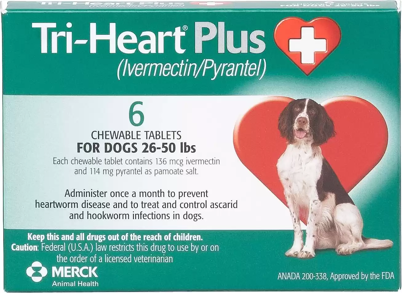 Tri-Heart Plus Chewable Tablets for Dogs