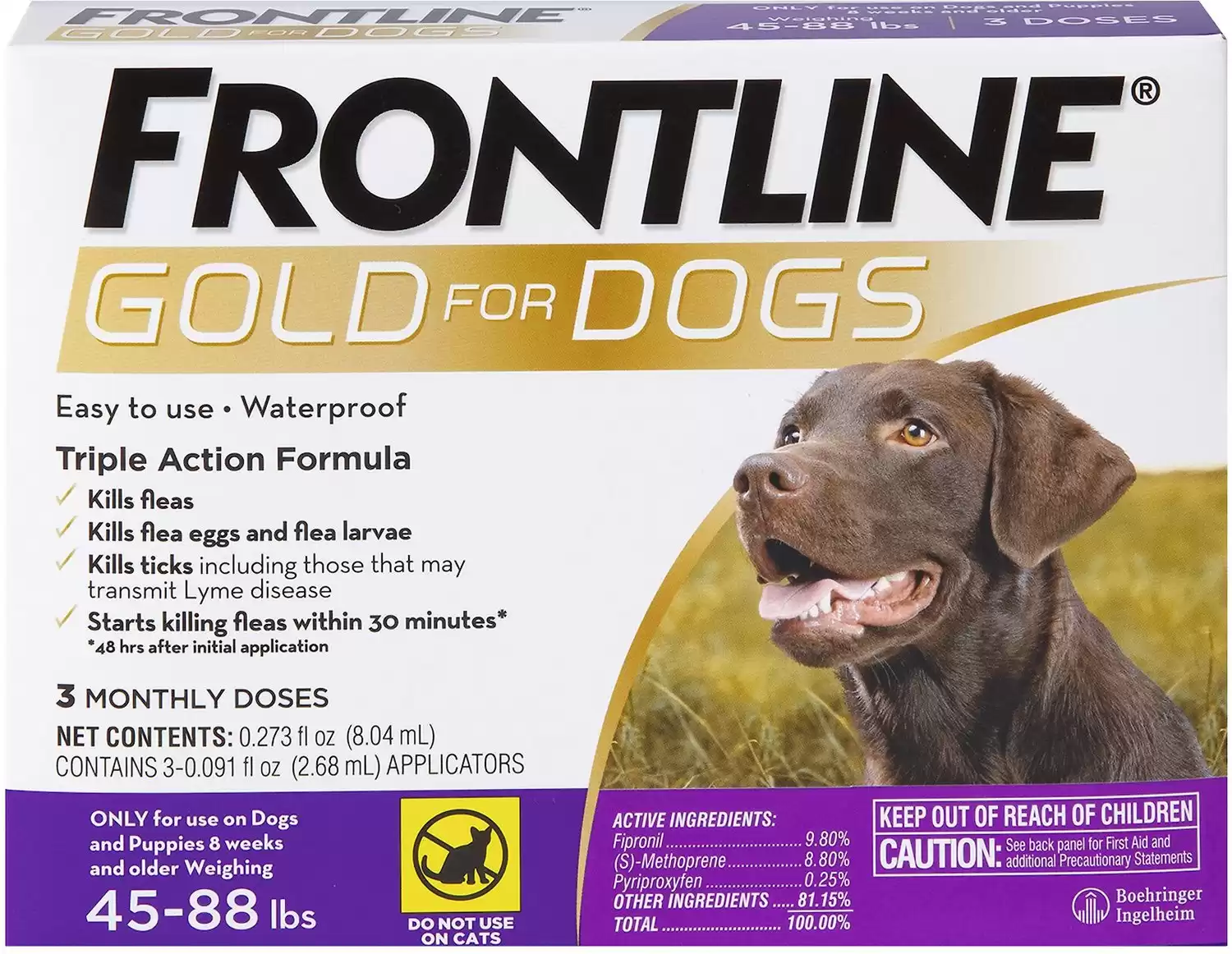 Frontline Gold Flea & Tick Treatment for Dogs