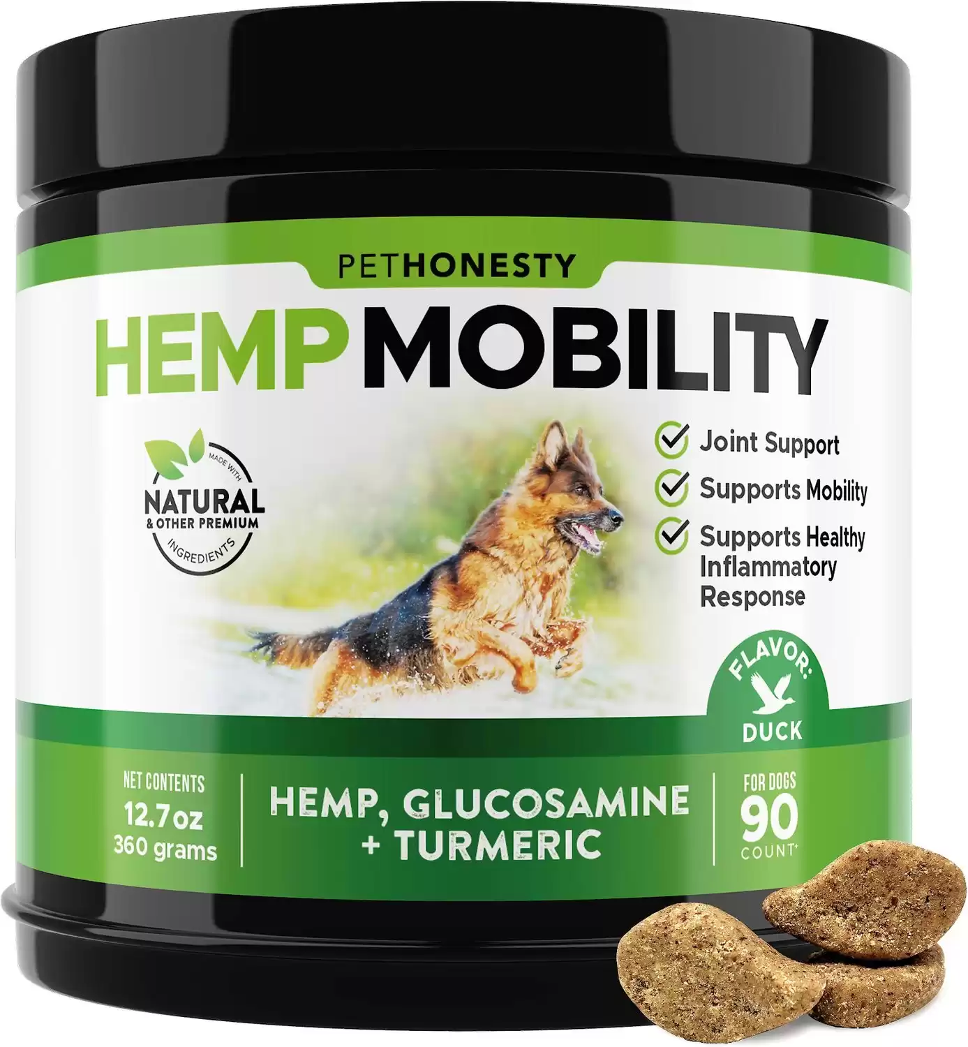 PetHonesty Hemp Mobility Duck Flavored Soft Chews