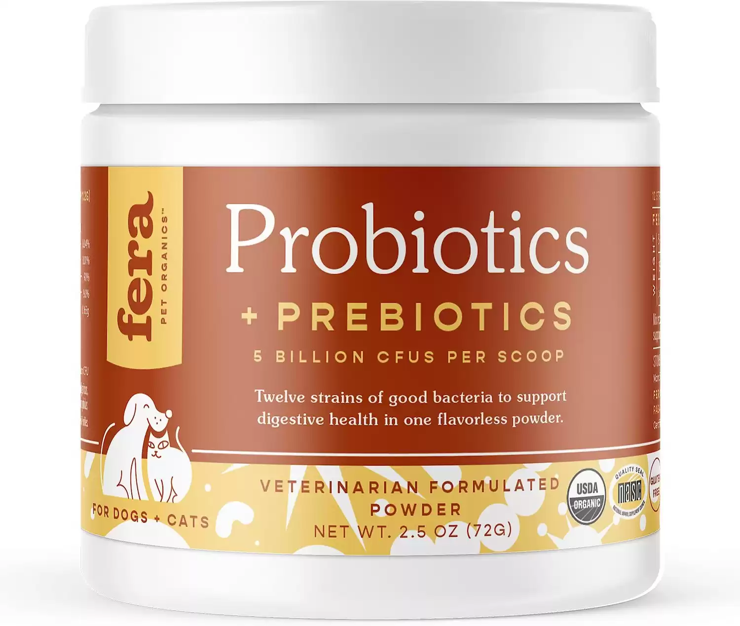 Fera Pet Organics Probiotics with Organic Prebiotics