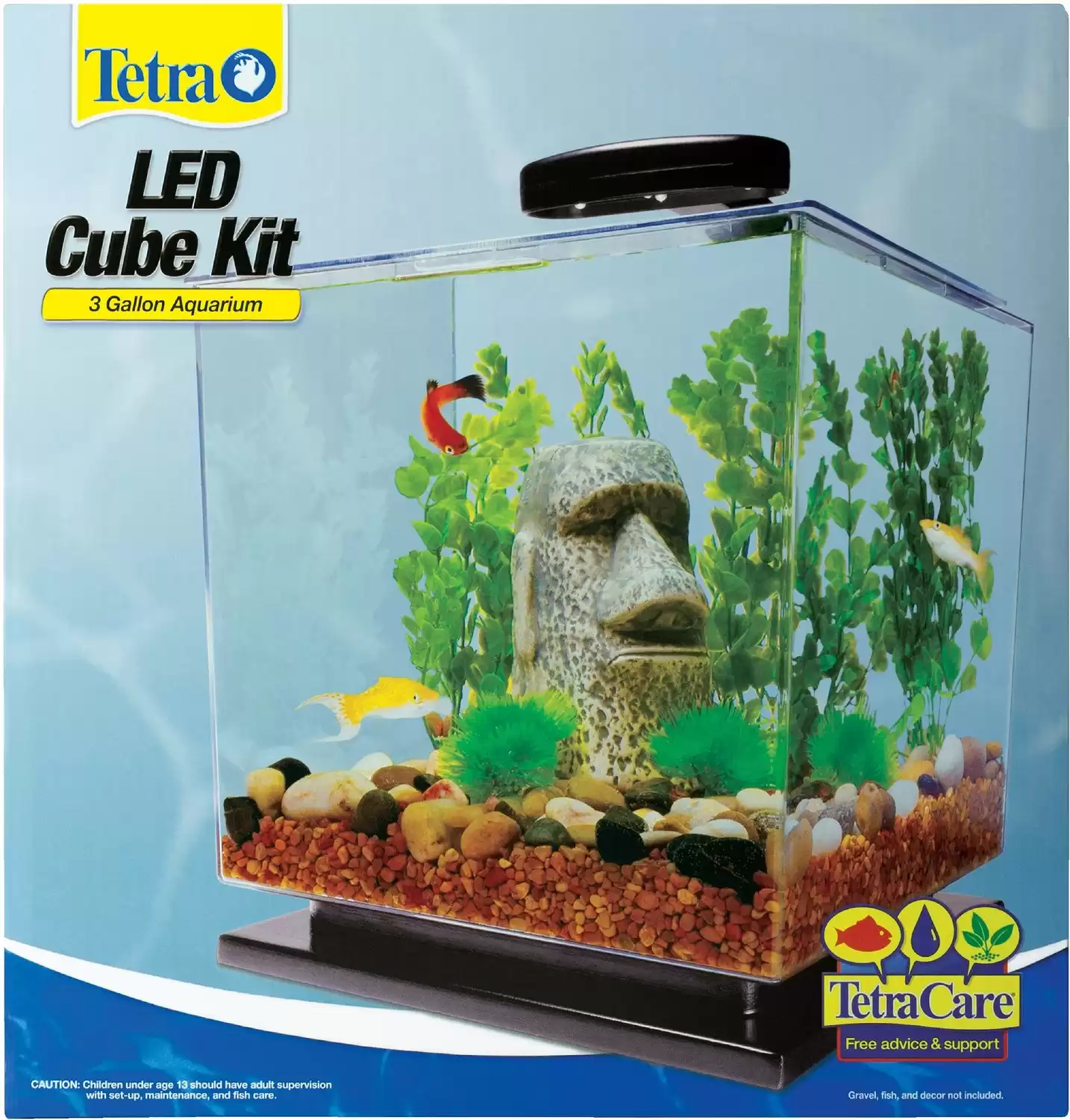 Tetra LED Cube Kit Fish Aquarium