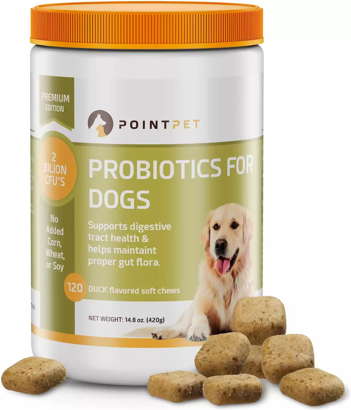 PointPet Digestive Health & Probiotics Dog Supplement