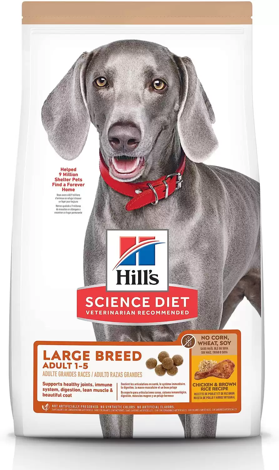 Hill's Science Diet Adult 1-5 Large Breed Chicken & Brown Rice Recipe