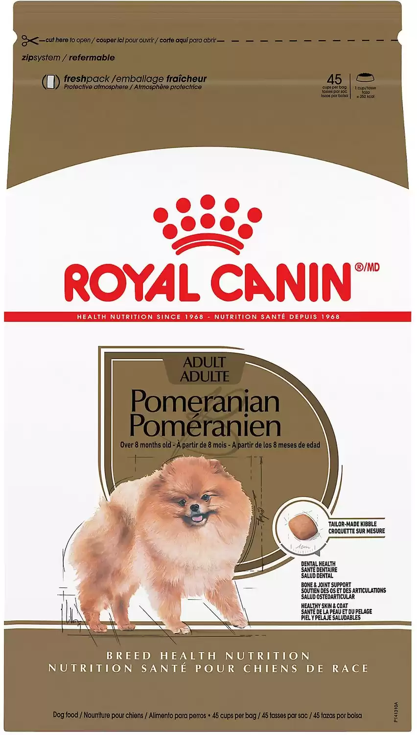 Royal Canin Breed Health Nutrition Pomeranian Adult Dry Dog Food