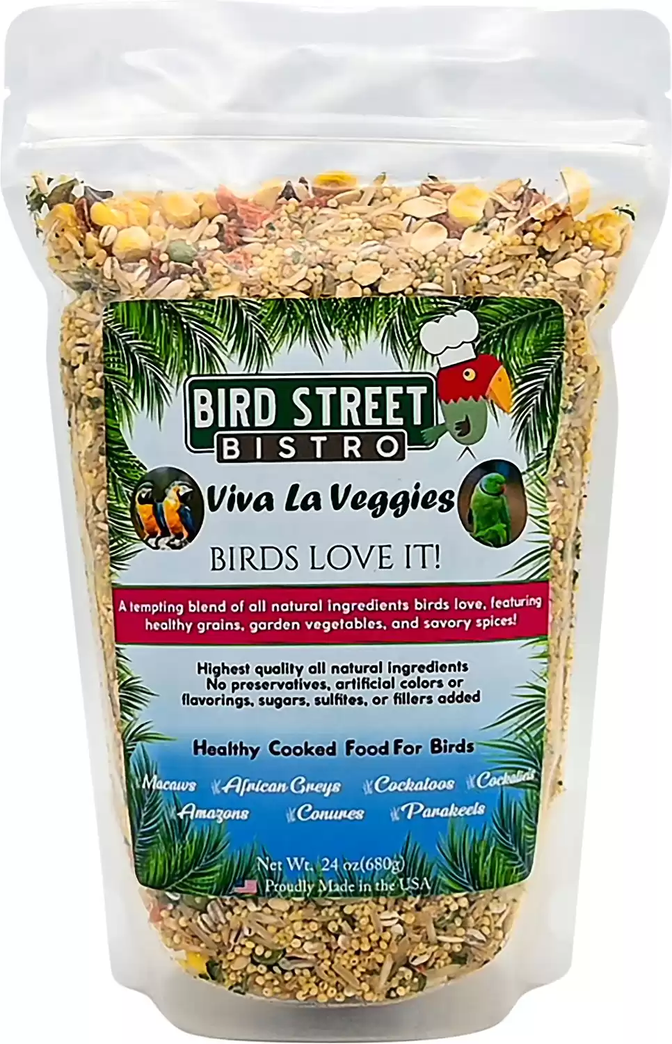 Bird Street Bistro Viva La Veggies Bird Food