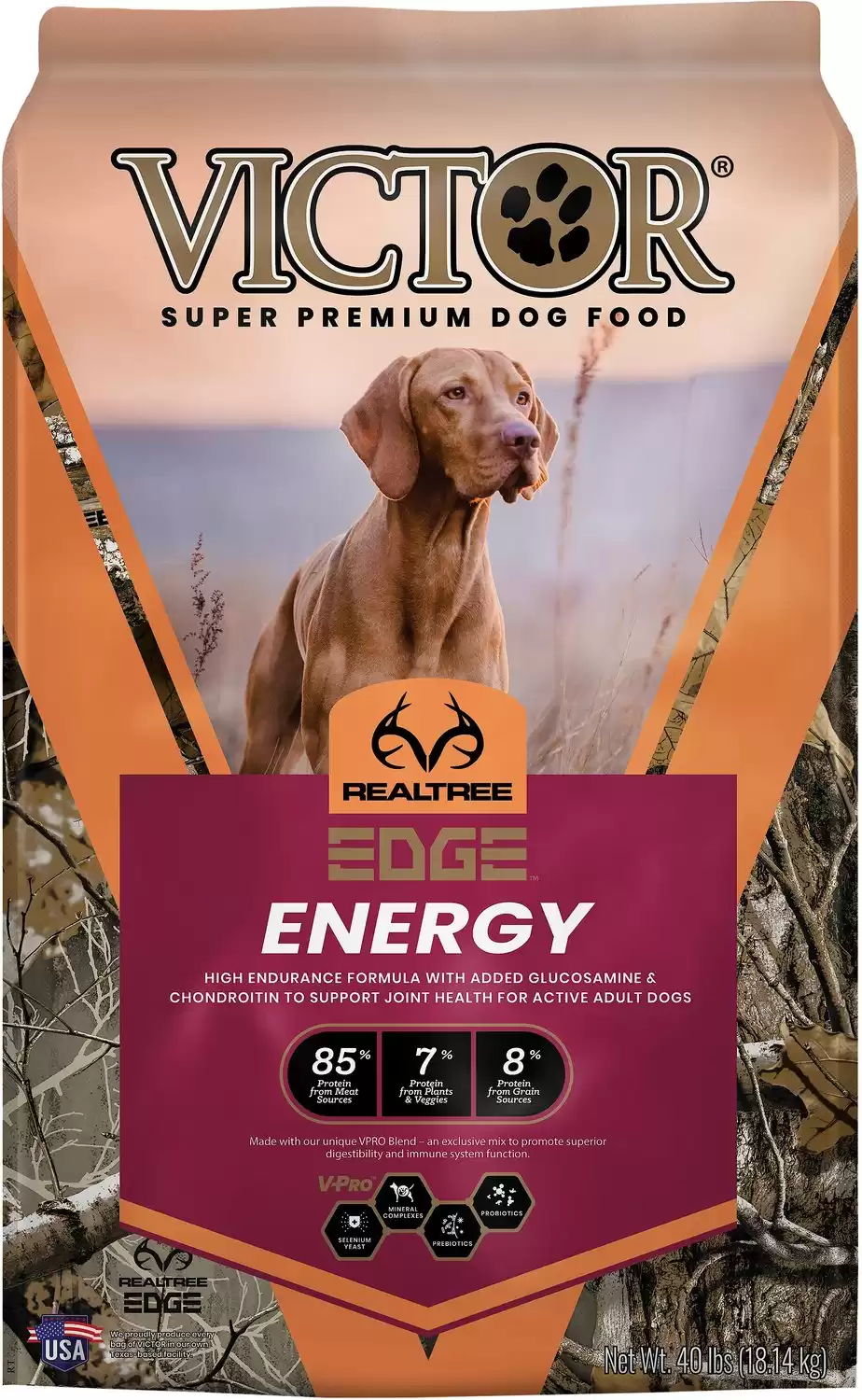 VICTOR Realtree EDGE ENERGY Dry Dog Food