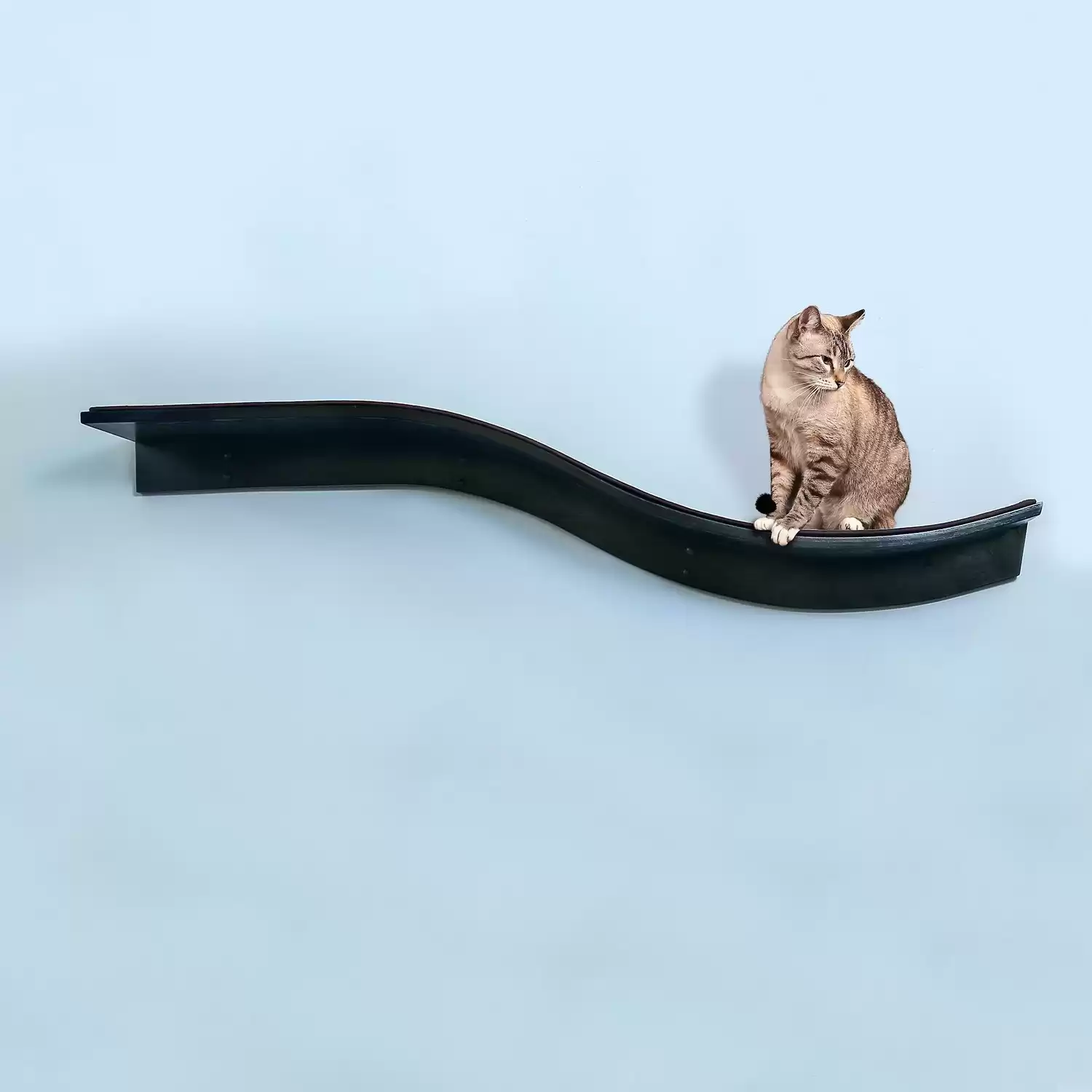 The Refined Feline Lotus Branch Wall Mounted Cat Wall Shelf