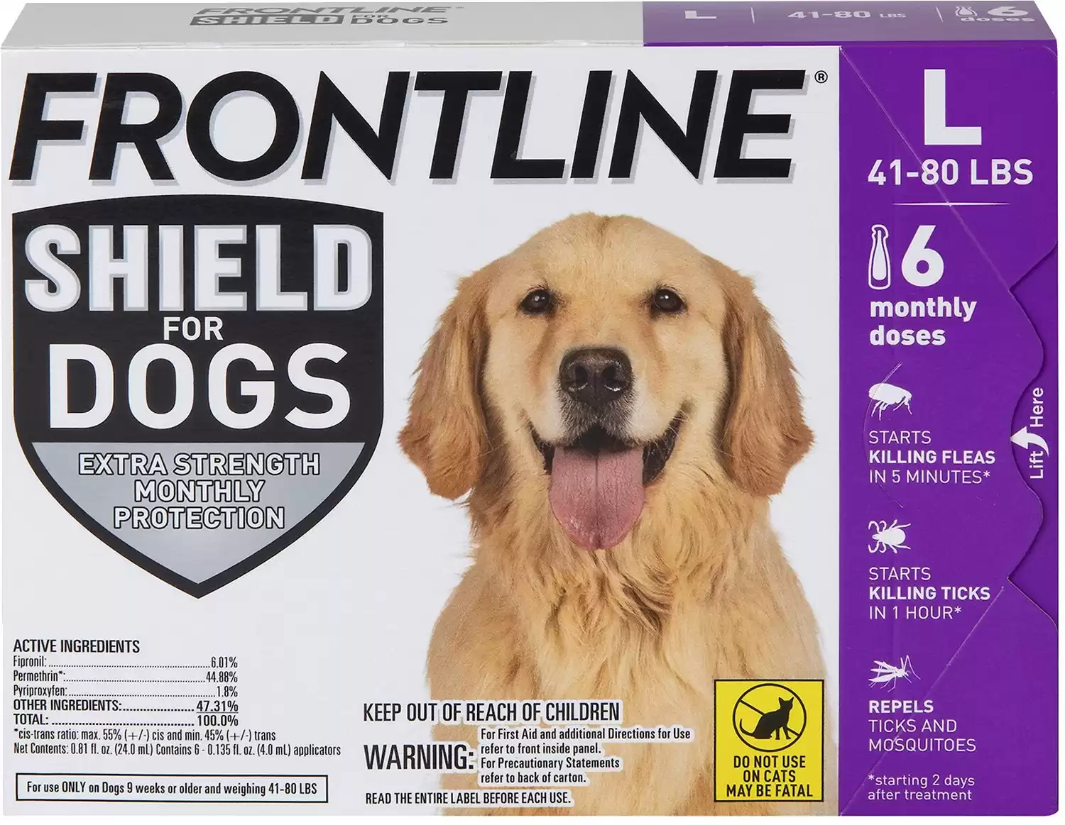 Frontline Shield Flea & Tick Treatment for Dogs