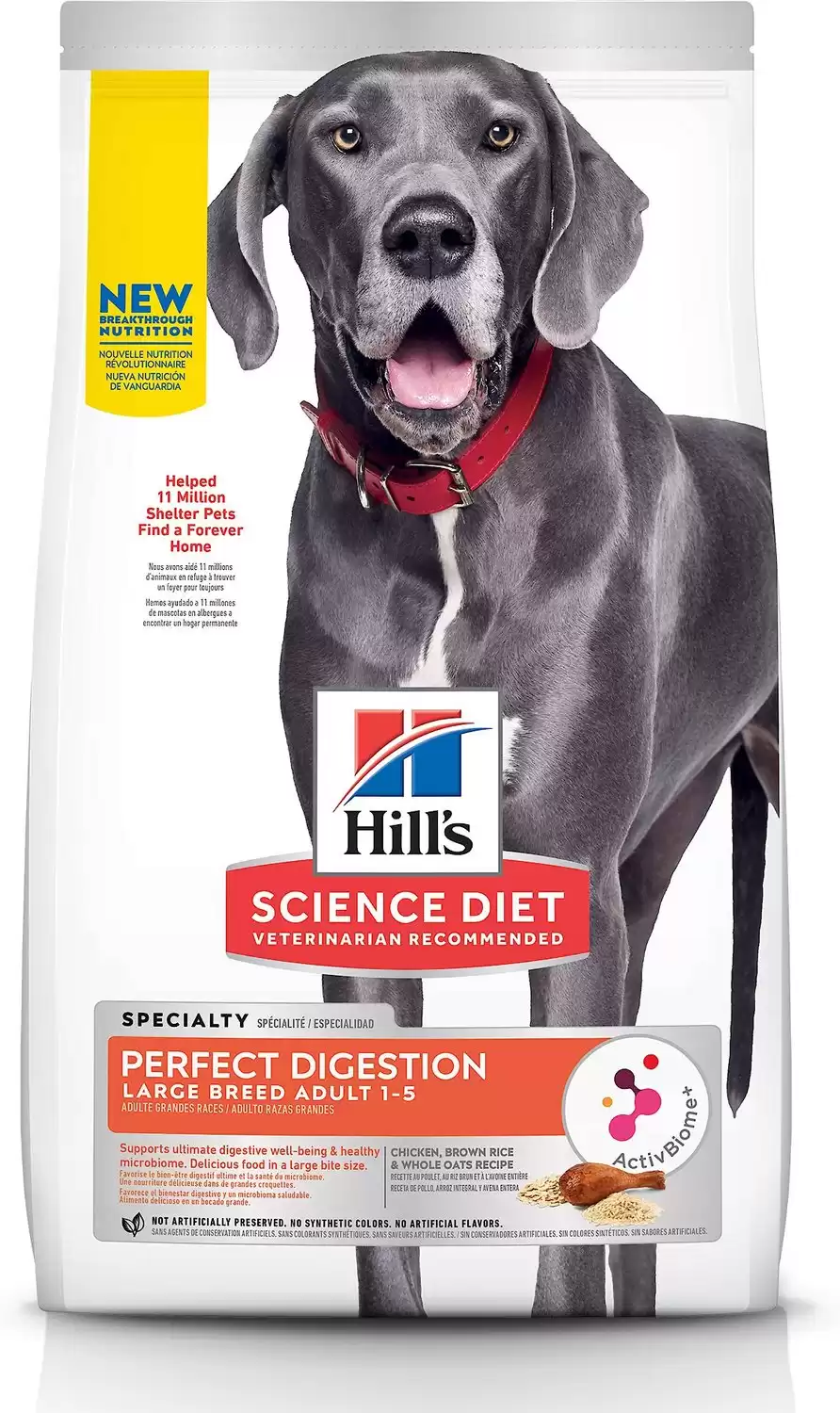 Hill's Science Diet Adult Perfect Digestion Large Breed Chicken Dry Dog Food