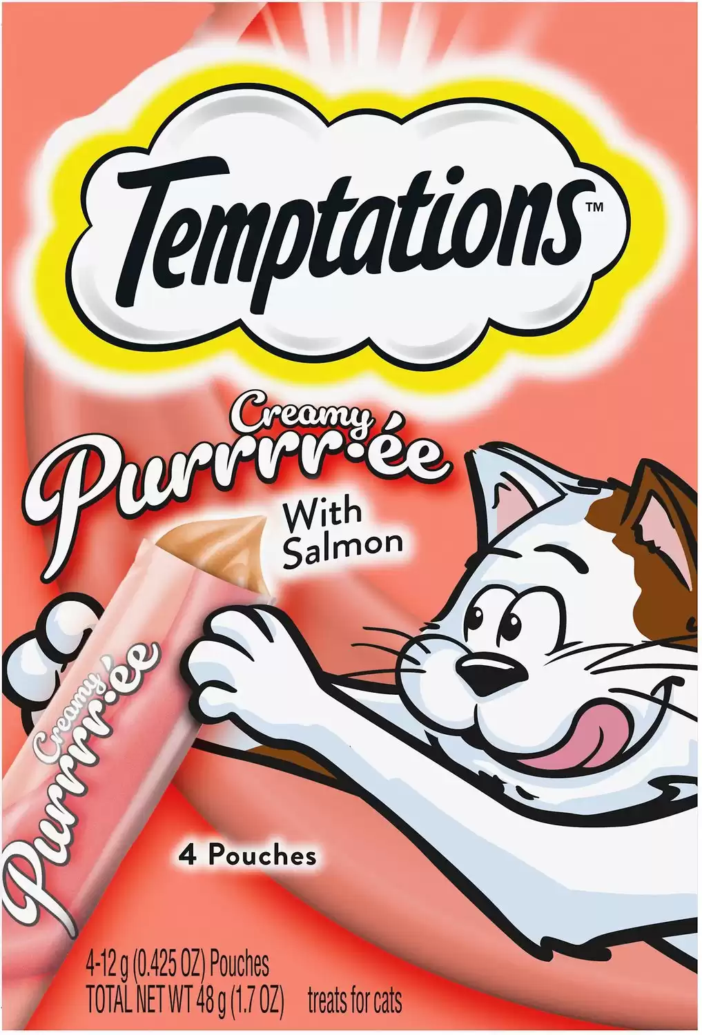 Temptations Creamy Purrr-ee Lickable Cat Treats