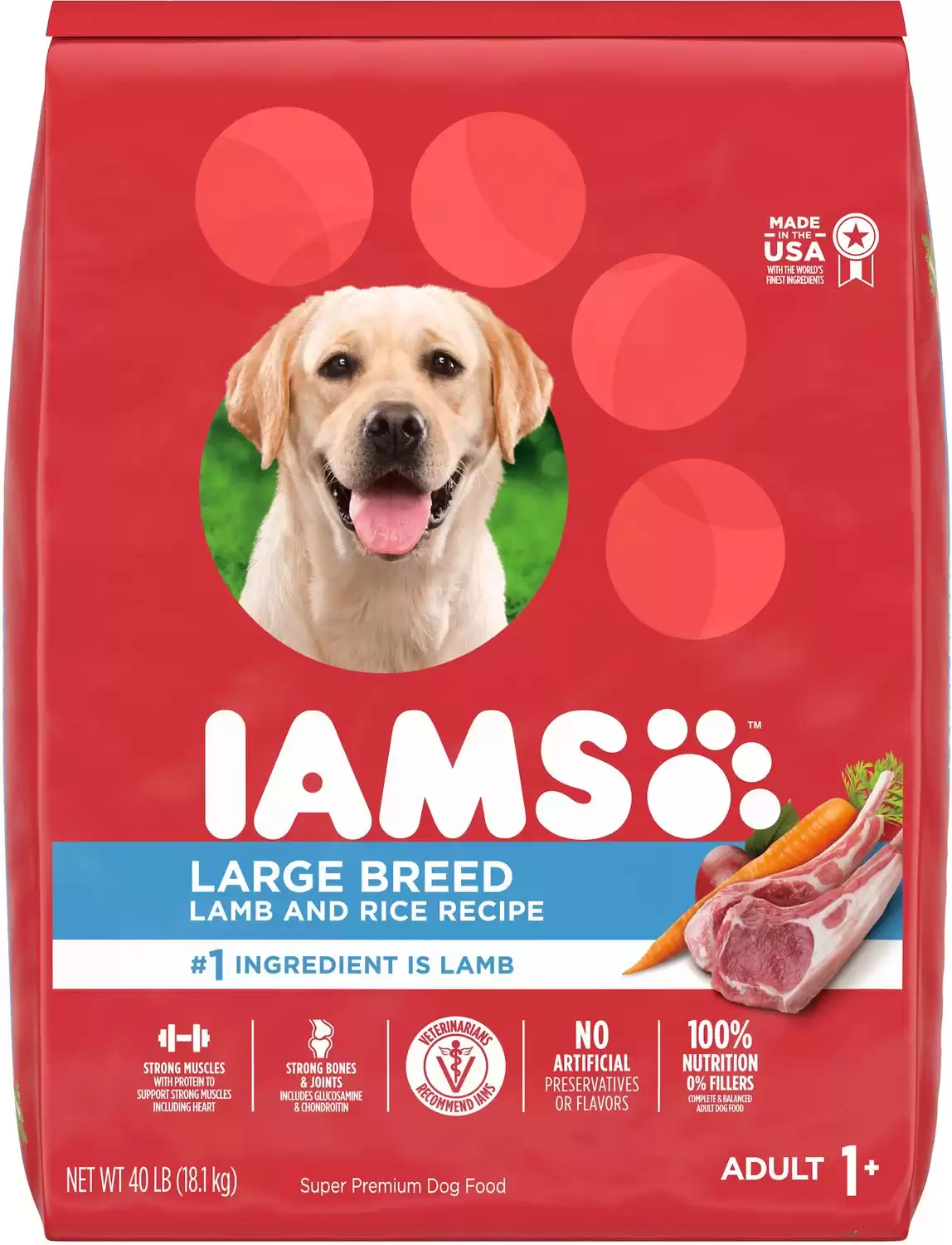 Iams Lamb & Rice Recipe Large Breed Dry Dog Food