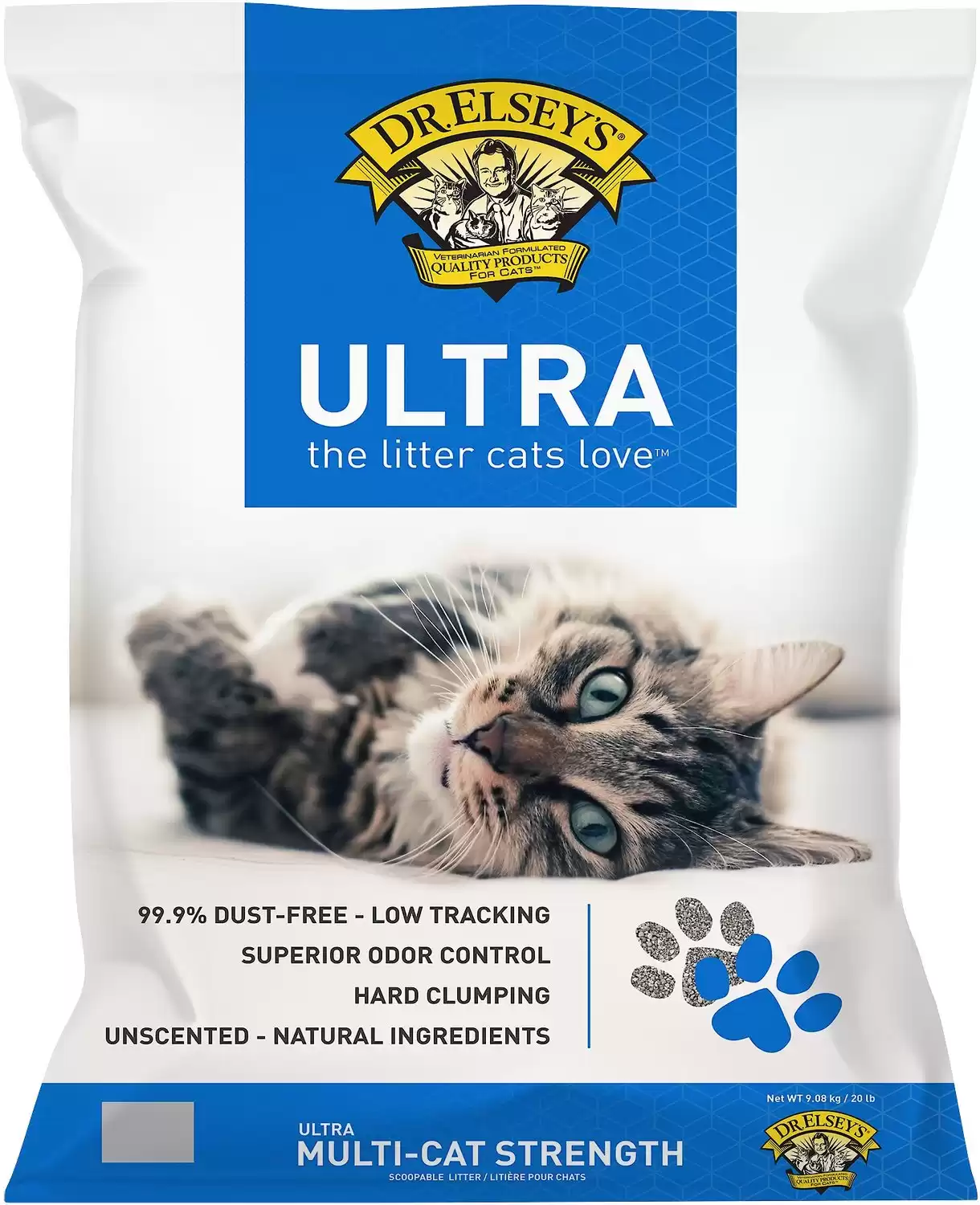 Dr. Elsey's Precious Cat Ultra Unscented Clumping Clay Cat Litter