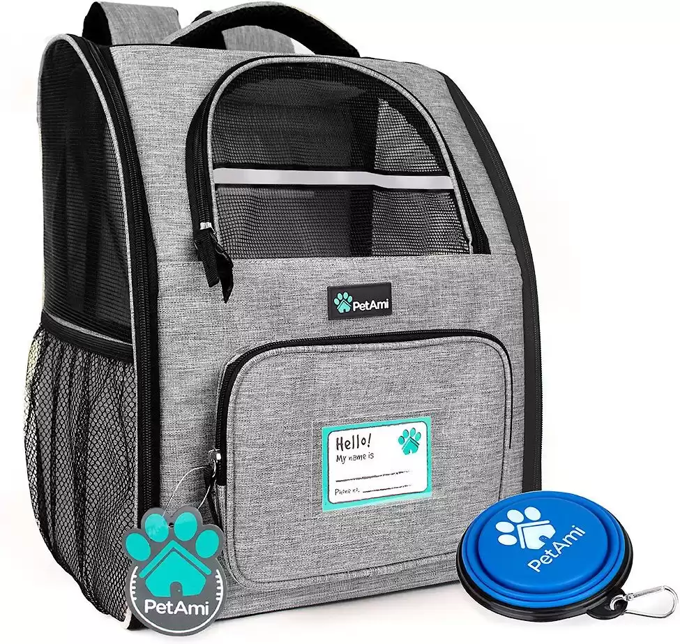 PetAmi Deluxe Backpack Dog & Cat Carrier