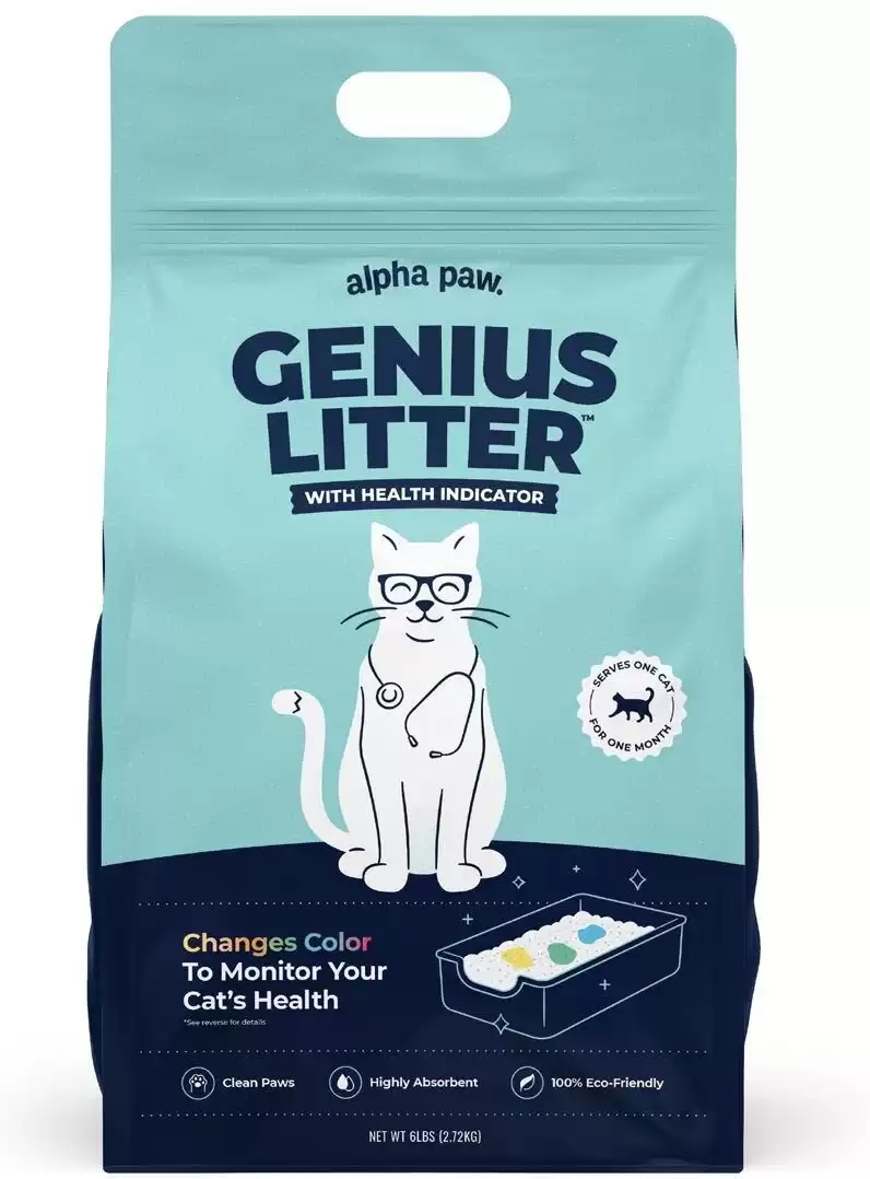 Alpha Paw Genius Litter with Health Indicator Cat Litter