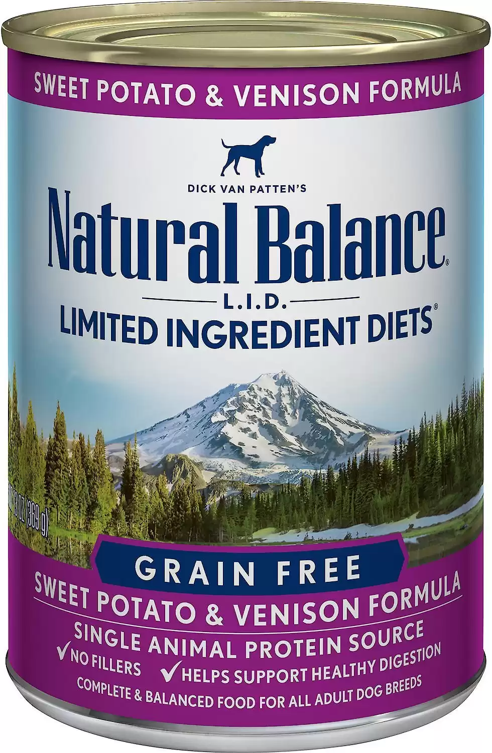 Natural Balance L.I.D. Limited Ingredient Diets Sweet Potato & Venison Formula Grain-Free Canned Dog Food