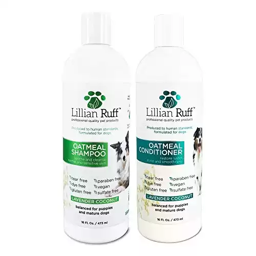 Lillian Ruff Calming Oatmeal Shampoo & Conditioner
