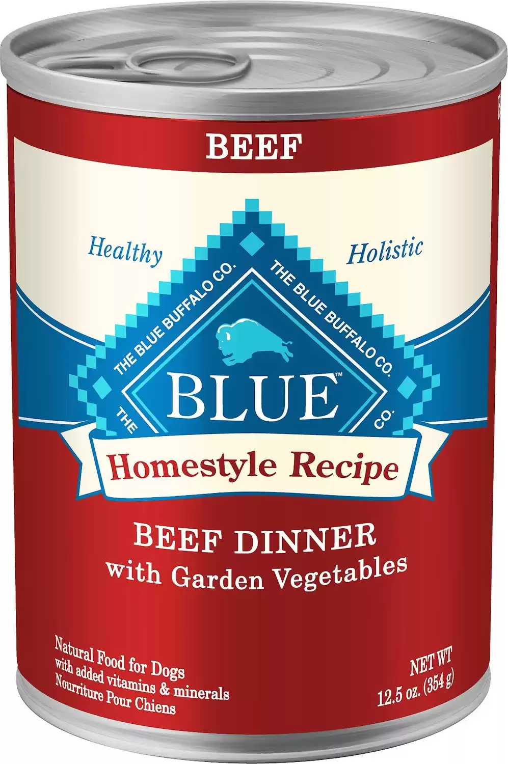 Blue Buffalo Homestyle Recipe Beef Dinner with Garden Vegetables & Sweet Potatoes Canned Dog Food