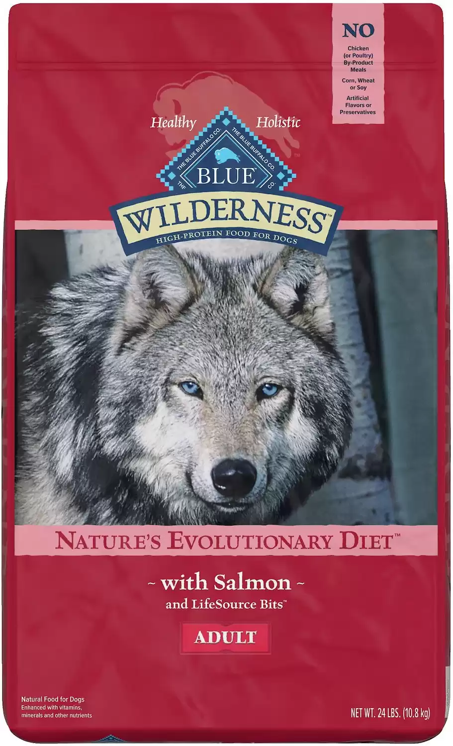 Blue Buffalo Wilderness Salmon Recipe Grain-Free Dry Dog Food