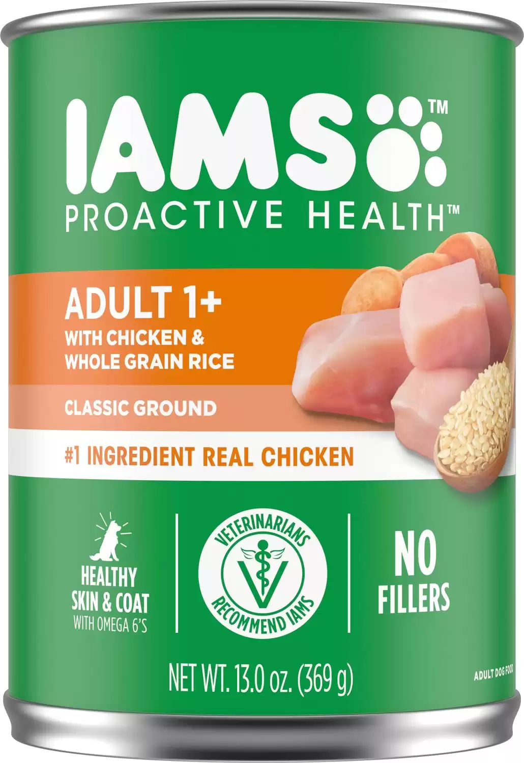 IAMS ProActive Health Classic Ground with Chicken & Whole Grain Rice Adult Wet Dog Food