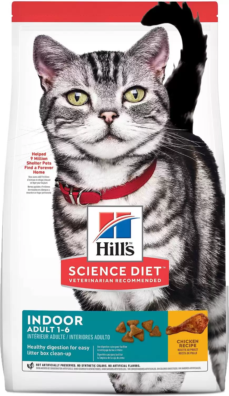 Science diet adult indoor cat outlet food