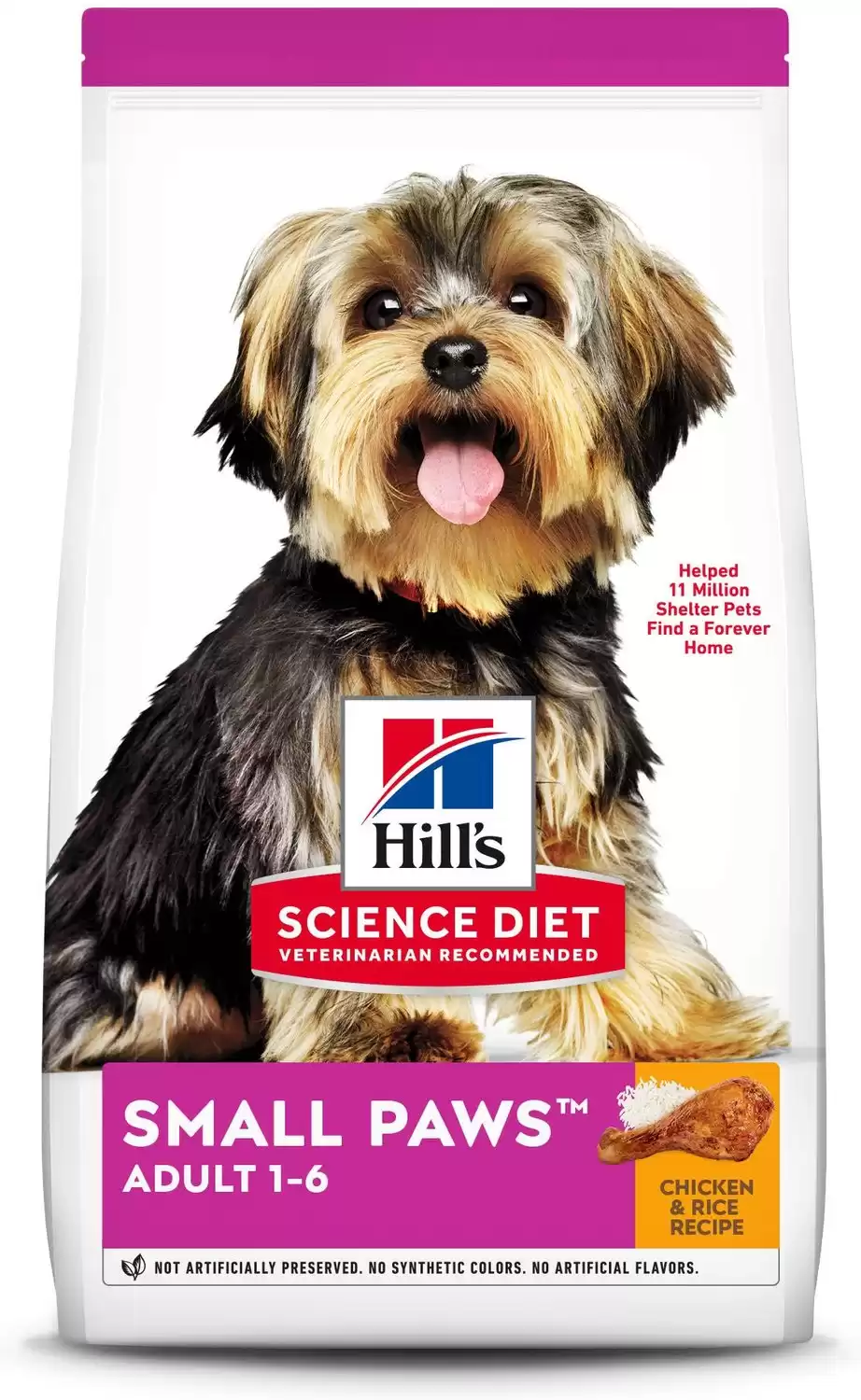 Hill's Science Diet Small Paws Chicken Meal & Rice Recipe