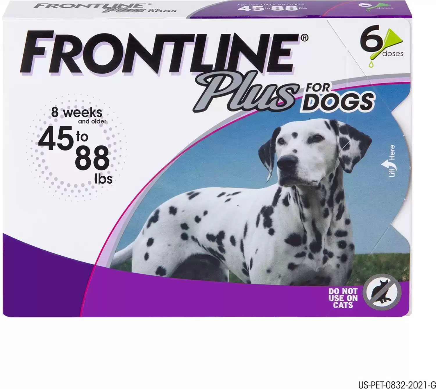 Frontline Plus Flea & Tick Spot Treatment for Dogs