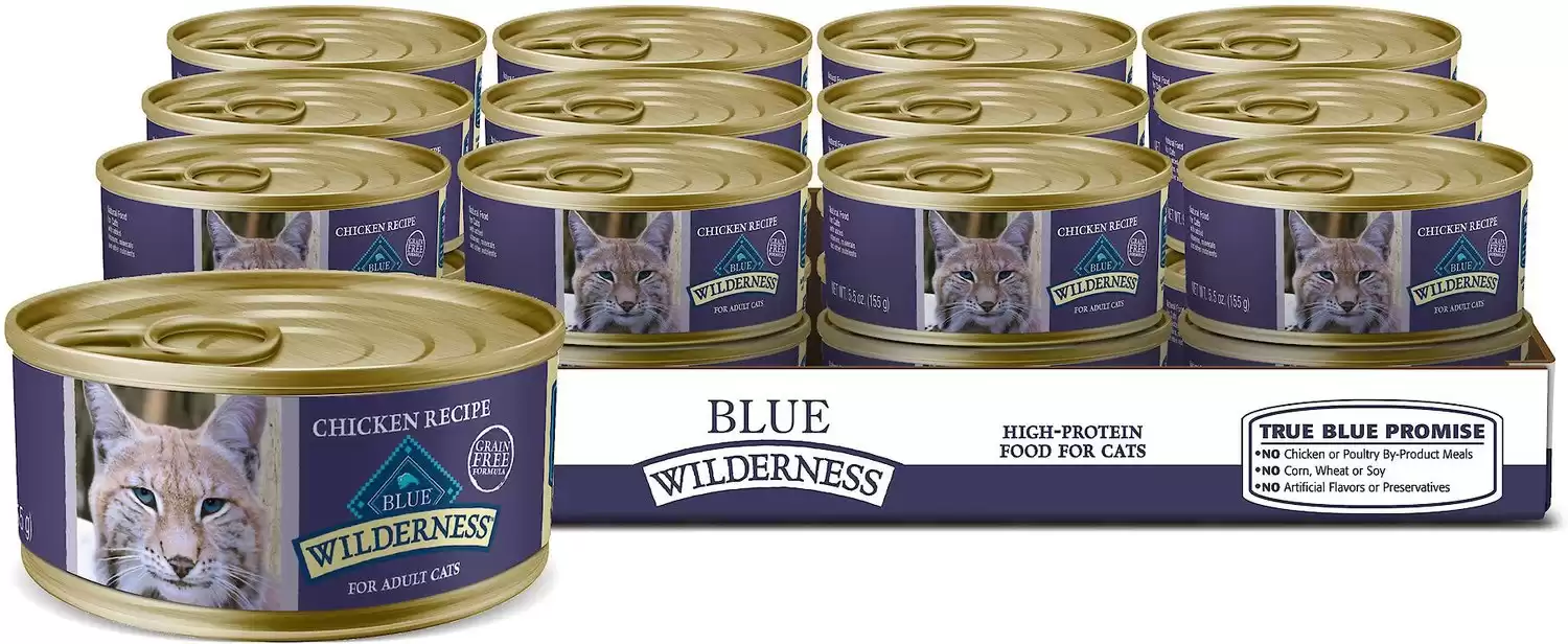 Blue Buffalo Wilderness Chicken Grain-Free Canned Cat Food