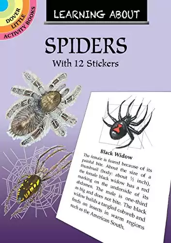 Learning About Spiders: With 12 Stickers (Dover Little Activity Books)