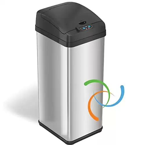 iTouchless 13 Gallon Pet-Proof Sensor Trash Can