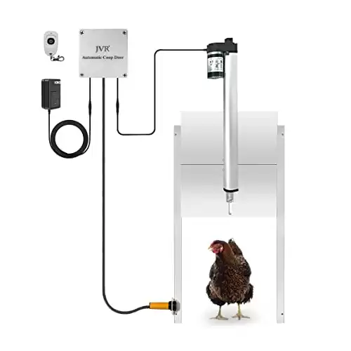 JVR Chicken Coop Door Automatic Smart 2.4 GHz WiFi Opener