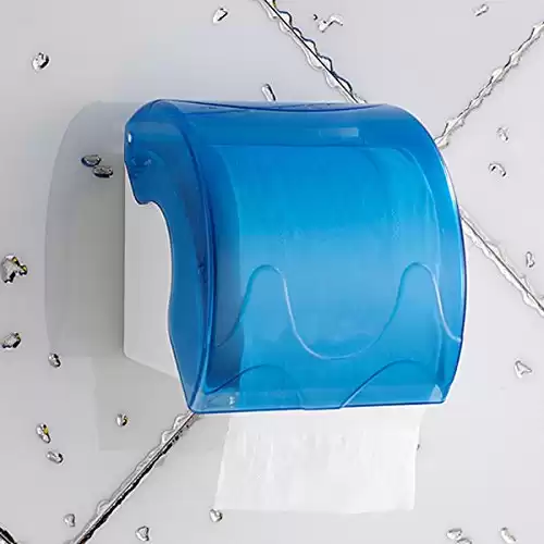 YOMESTE Wall-Mounted Waterproof Paper Holder Bathroom Paper Roll Holder