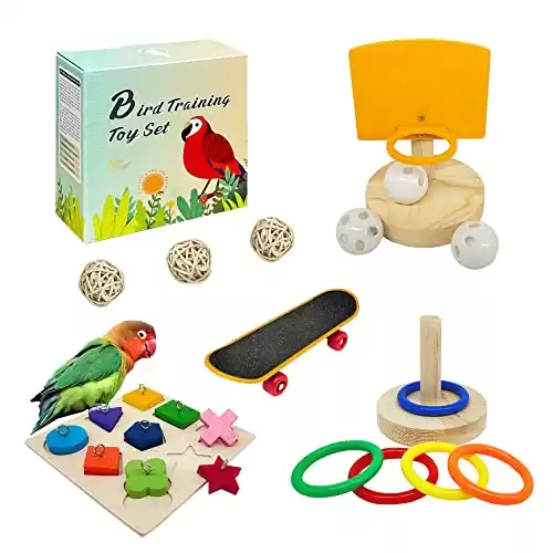 Bird Toys for Parakeets, 5pcs