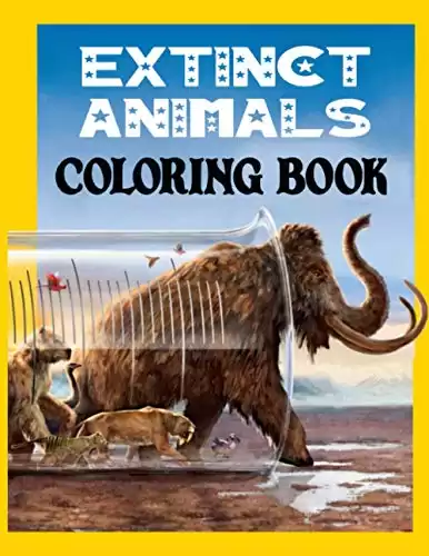 Extinct Animals Coloring Book: Big Paleofauna Coloring Book