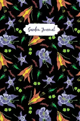 Garden Journal: Columbine on Black