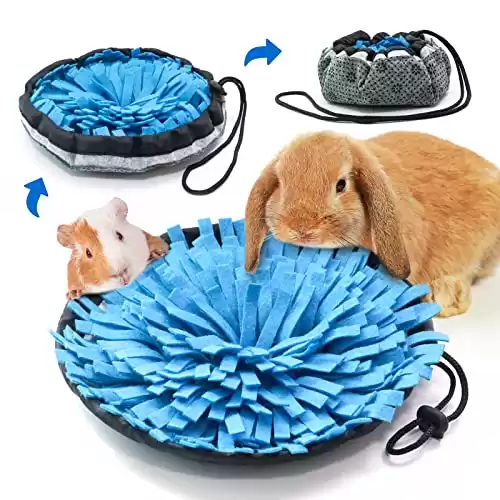 Rabbit Foraging Mat, Interactive Feed Game for Boredom, Small Pet Puzzle Toy