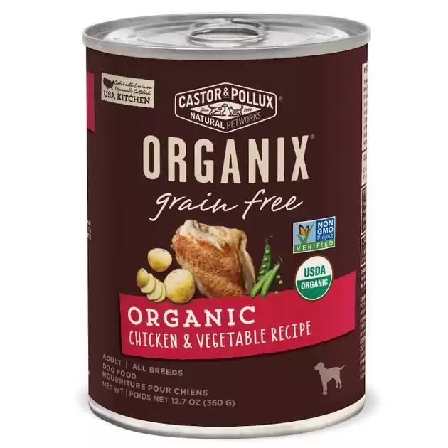 Castor & Pollux Organix Grain-Free Organic Chicken & Vegetable Recipe Adult