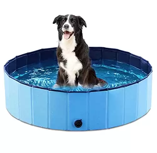 Jasonwell Foldable Dog Pool -- Collapsible