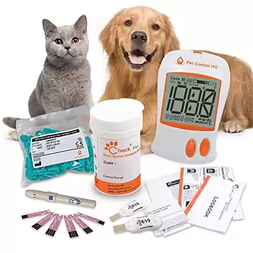 Pet Control HQ Blood Sugar Glucose Monitor System