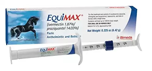 Equimax 14.03 Praziquantel/1.87 Ivermectin Paste