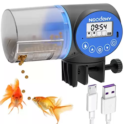 Noodoky USB Charging Automatic Fish Feeder