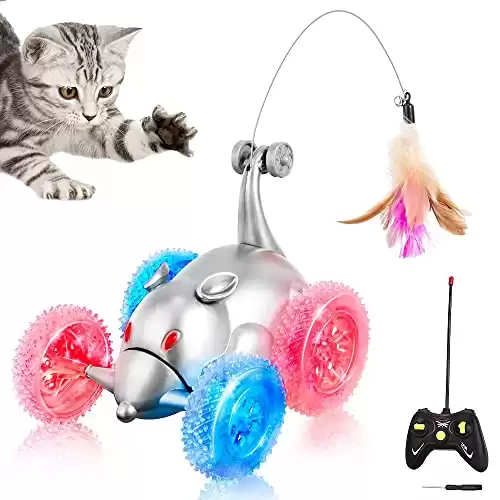 SlowTon Remote Cat Feather Toy