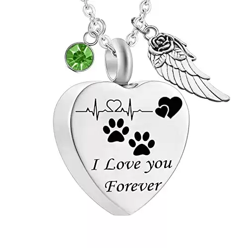 misyou Charms Memorial Pet Cremation Jewelry