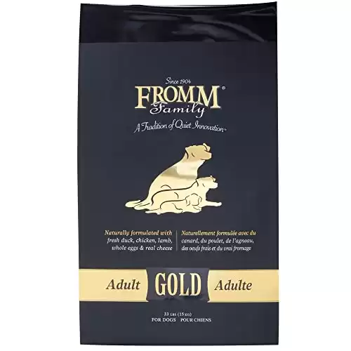 Gold fromm dog clearance food