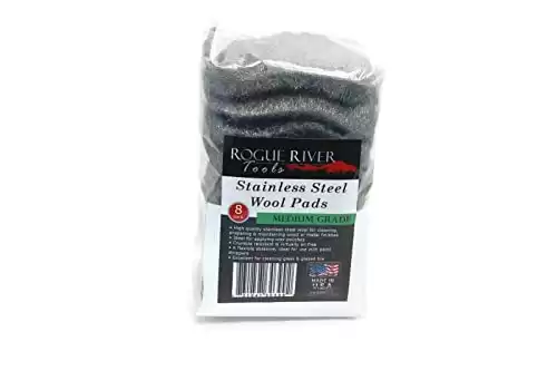 434 Stainless Steel Wool (8 pad Pack) - Medium Grade