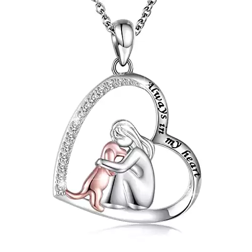 Sterling Silver Always in My Heart Necklace
