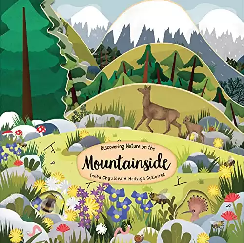Discovering Nature on the Mountainside (Happy Fox Books) Unique Board Book Teaches Kids Ages 2-5 about the Mountains with Every Turn of the Page, plus Fun Facts and Vocabulary Words
