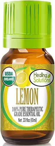 Healing Solutions Organic Lemon Essential Oil